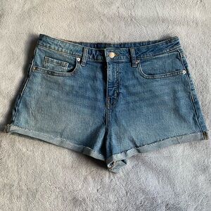Wild Fable High Rise Cuffed Jean Shorts